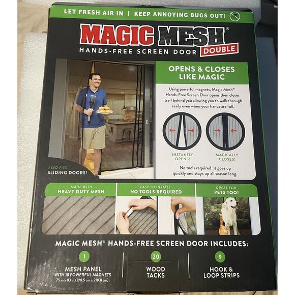 Magic Mesh | Hands-Free Screen Door - Picture 3 of 4